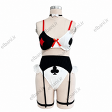 کاستوم فانتزی به همراه جوراب زنبوری (لباس خواب) زنانه
