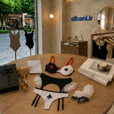 کاستوم فانتزی به همراه جوراب زنبوری (لباس خواب)-2124-