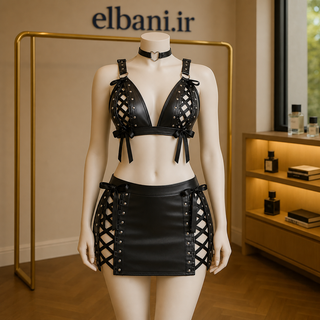 ست فانتزی دیسکویی طرح چرم کد 3009