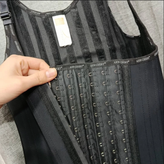گن لاغری ساعت شنی تاپی 25 فنره 6 قزنه مشکی-ANNCHERY-Hourglass-shaped waist trainer