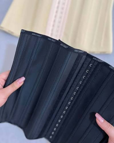 گن لاغری ساعت شنی شکمی (کمری) 25 فنره 6 قزنه ANNCHERY-Hourglass-shaped waist trainer