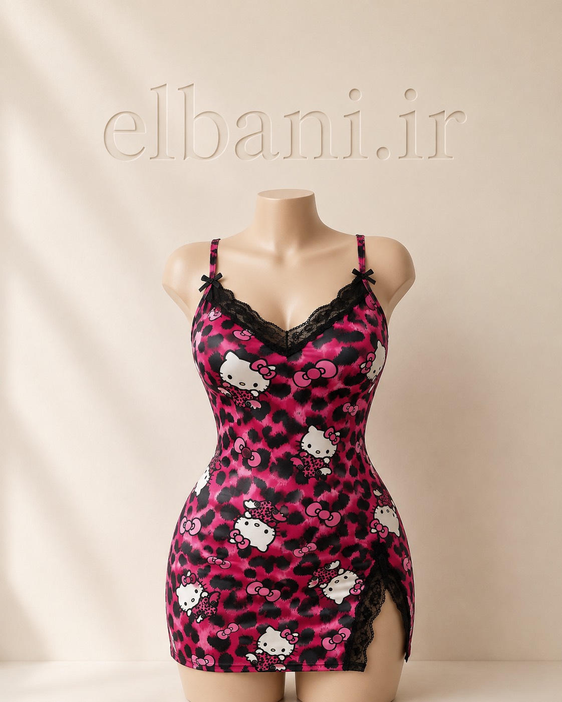 Sleepwear- hello kitty لباس خواب فانتزی پیراهن  کیتی