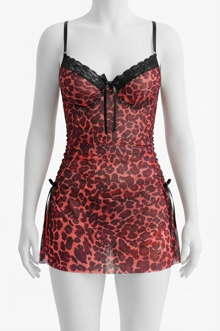 Sleepwearلباس خواب زنانه پلنگی 5260