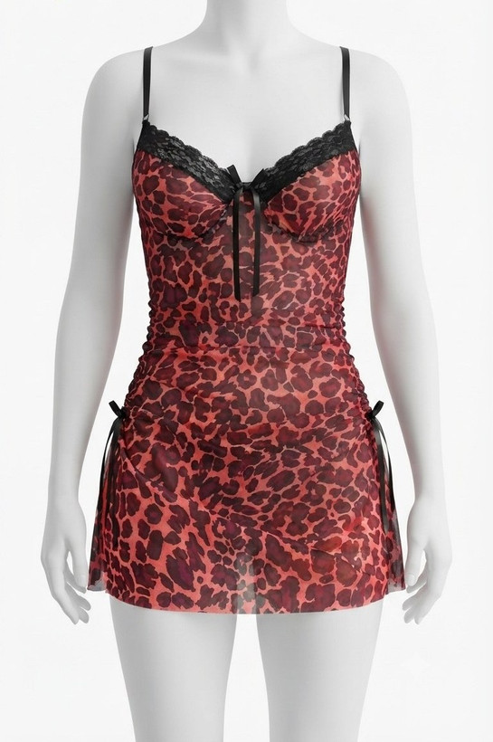 Sleepwearلباس خواب زنانه پلنگی 5260