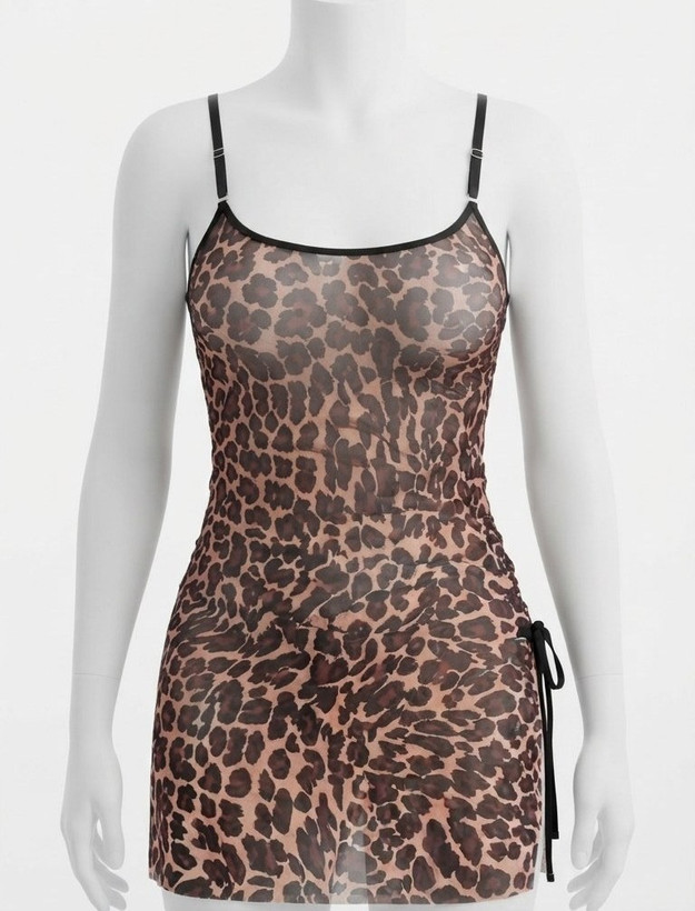 Sleepwear لباس خواب زنانه طرح پلنگی 5260
