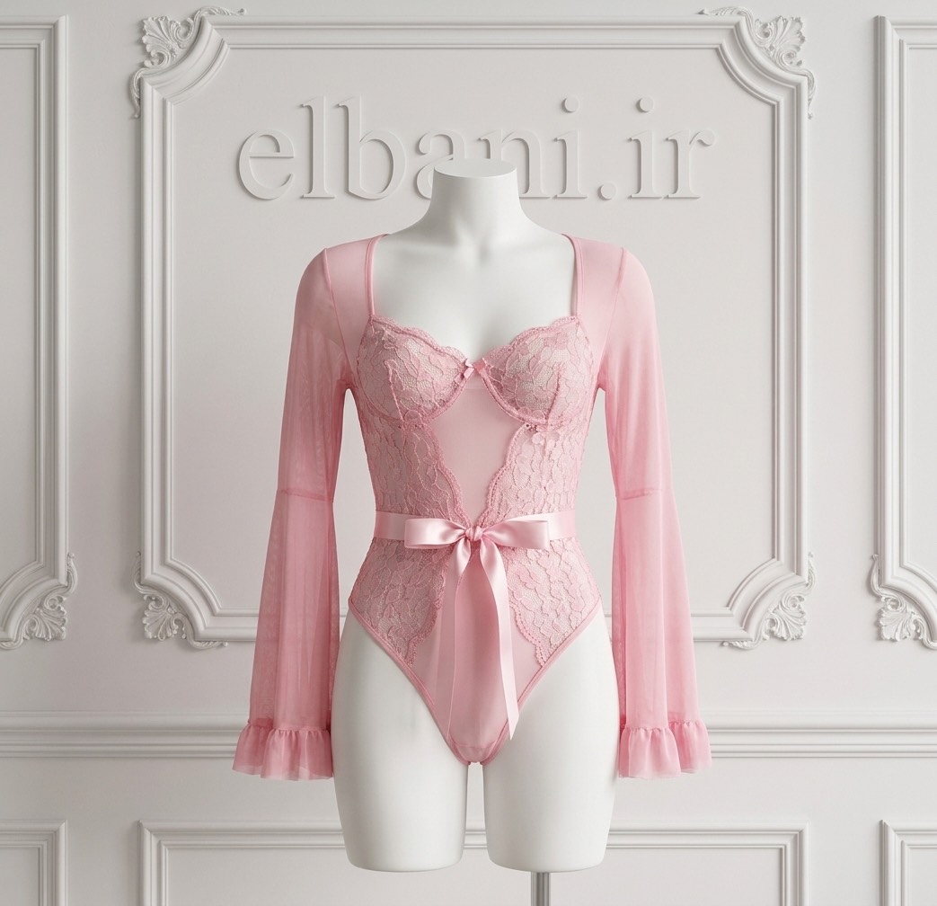 Sleepwearلباس خواب بادی فانتزی زنانه آستین کلوش 5252
