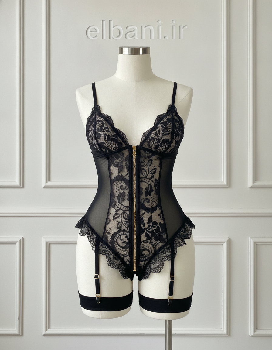 لباس خواب بادی فانتزی زیپدار 4147 Sleepwear